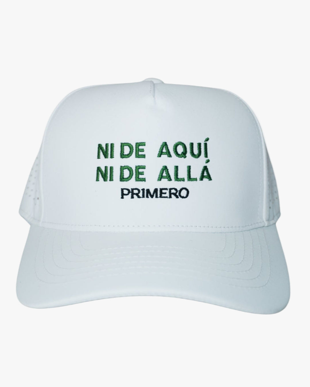 Ni De Aqui Ni De Alla Hat (White)